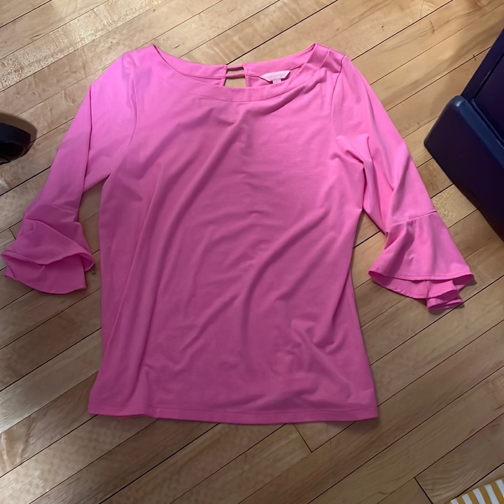 Lily Pulitzer pink top size large